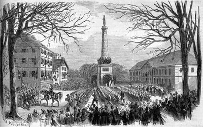 Anexação da Sabóia à França, Chambery, 28 de março de French School