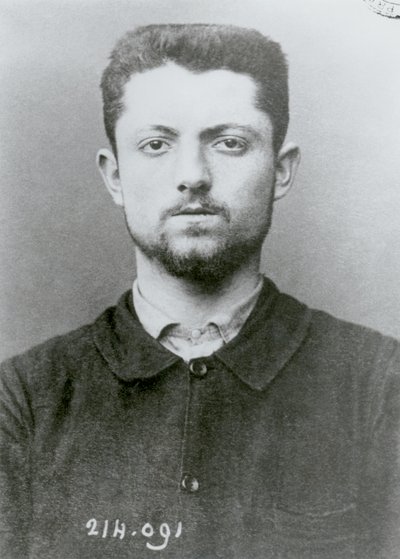 Retrato antropométrico de Emile Henry (1872-94), de French School