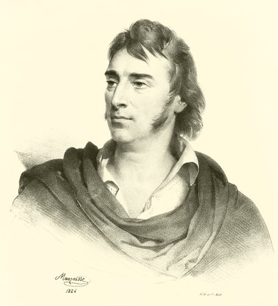 Antoine-Jean Gros, retrato (gravura) de French School