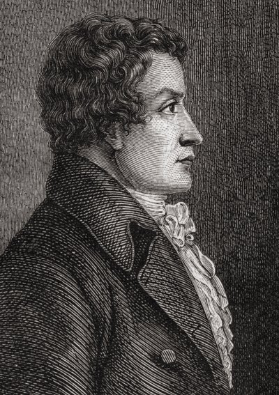 Antoine Christophe Merlin de Thionville, de "História da Revolução Francesa" por Louis Blanc (1811-82) de French School