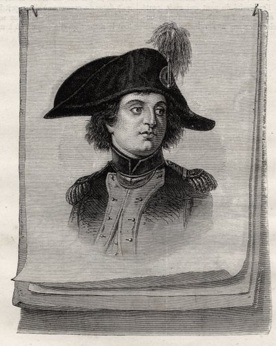 Antoine Joseph Santerre (1752-1809) de "História da Revolução Francesa" por Louis Blanc (1811-1882) de French School