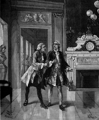 Antoine Laurent de Lavoisier (1743-1794) recusou o veneno proposto por um amigo a fim de evitar o sofrimento da sua execução. de French School