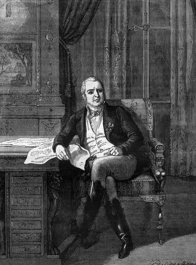 Antoine Marie Chamans, Comte de Lavalette, político e general francês - Antoine-Marie Chamans, oficial do Comte de Lavalette (1769-1830), alto funcionário francês e conselheiro de Estado - no "Histoire de l