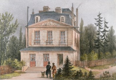 Antoine de Fourcroy no Jardin des Plantes em Paris de French School