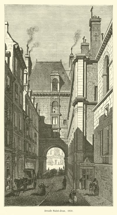 Arcade Saint John, 1830 de French School