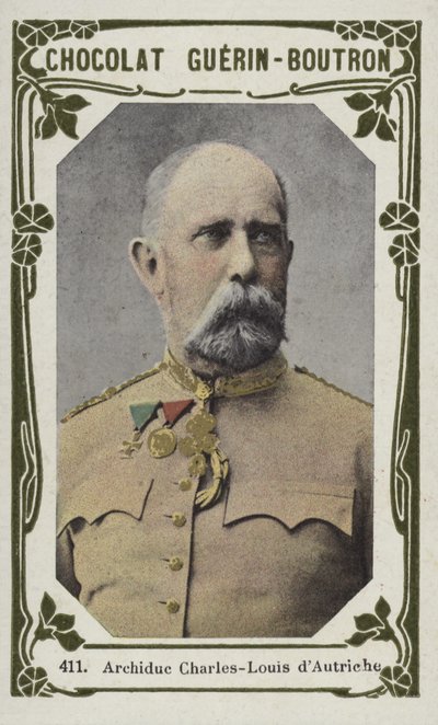 Arquiduque Charles-Louis da Áustria (foto colorida) de French School