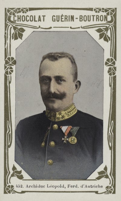 Archiduc Leopold, Ferdinand da Áustria (foto colorida) de French School
