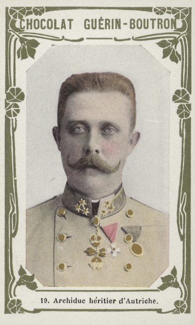 Arquiduque herdeiro da Áustria (foto colorida) de French School