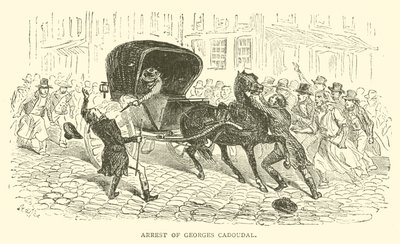 Detenção de Georges Cadoudal (gravura) de French School