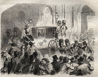 Prisão de Louis Alibaud após sua tentativa de assassinato de Louis-Philippe 1er (1773-1850), Rei dos Franceses, 25 de junho de French School