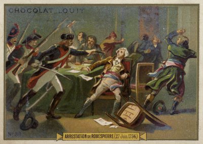 Detenção de Maximilien Robespierre, Revolução Francesa, 27 de julho de 1794 de French School