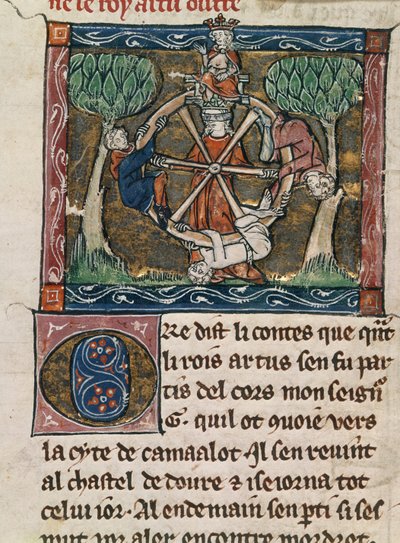 Arthur na Roda da Fortuna de French School