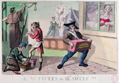 Artistas do século XVIII de French School