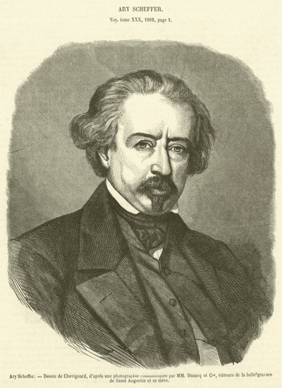 Ary Scheffer (gravura) de French School