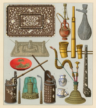 Asia Costume de French School