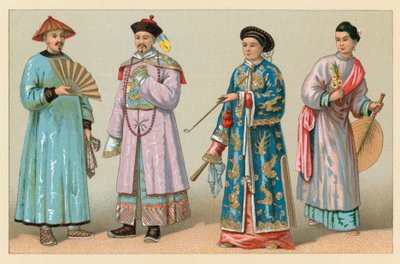 Asia Costume de French School