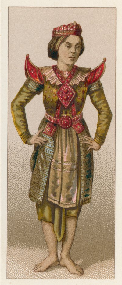 Asia Costume de French School