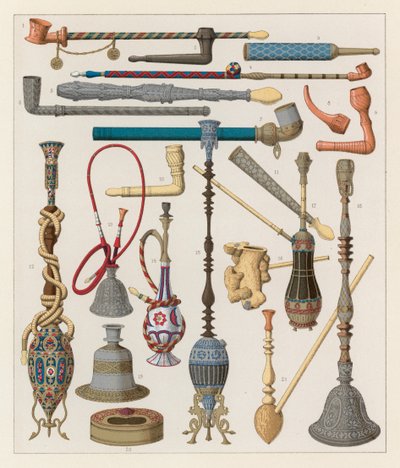 Asia Costume de French School