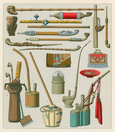 Asia Costume de French School