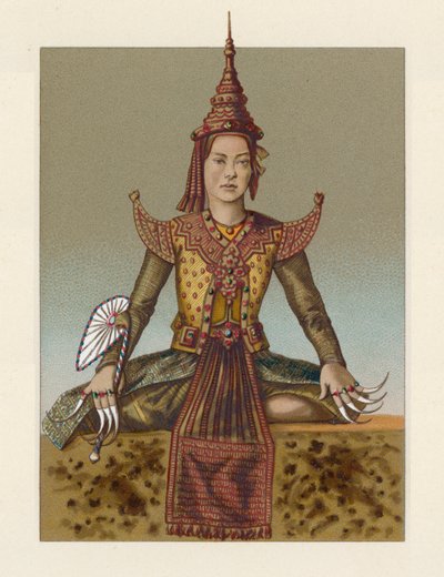 Asia Costume de French School