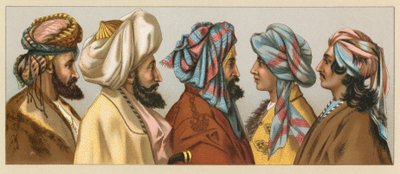 Trajes asiáticos de French School