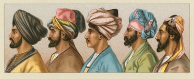 Trajes asiáticos de French School