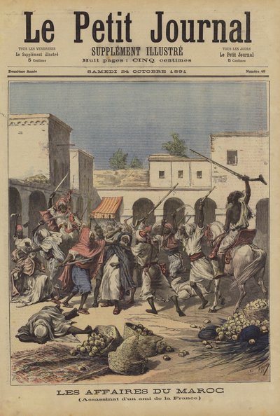 Assassinato de um amigo da França em Marrocos de French School
