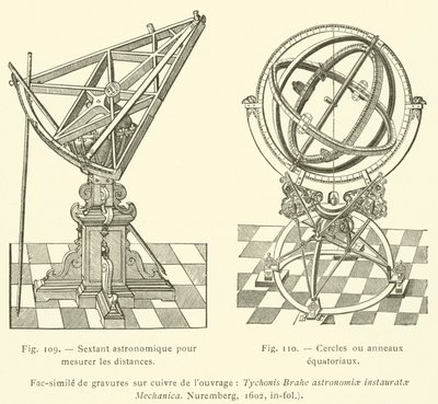 Instrumentos Astronómicos (gravura) de French School