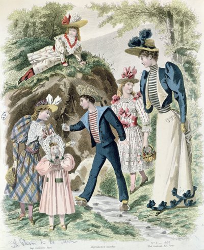 Em uma primavera natural, 1892 de French School