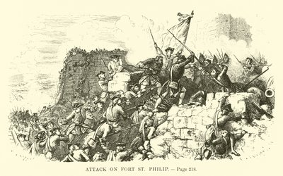 Ataque, forte, st, philip de French School