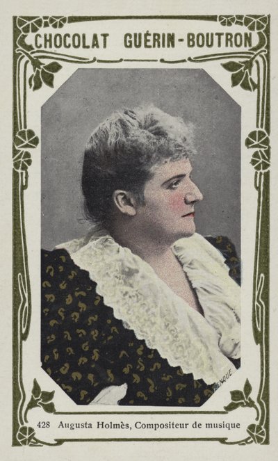 Augusta Holmes, compositora de música (foto colorida) de French School