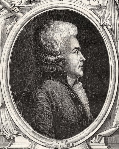 Augustin Bernard François Legoazre de Kervelegan, de "História da Revolução Francesa" por Louis Blanc (1811-82) de French School