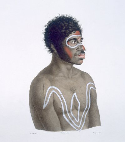 Aborígene australiano, 1812 de French School