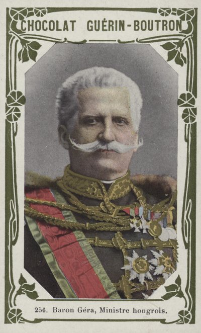 Barão Gera, ministro húngaro (foto colorida) de French School