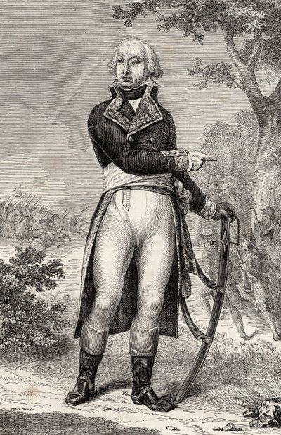Barthelemy Louis Scherer (1747-1804) de "História da Revolução Francesa" por Louis Blanc (1811-82) de French School