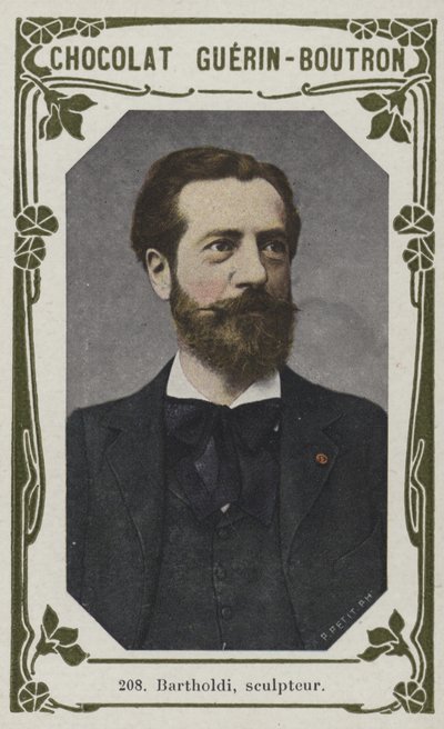 Bartholdi, escultor (foto colorida) de French School