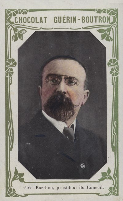 Barthou, presidente do Conselho (foto colorida) de French School