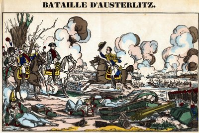 Batalha de Austerlitz em 2 de dezembro de French School