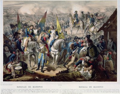 Batalha de Marengo 14 de junho de 1800 de French School