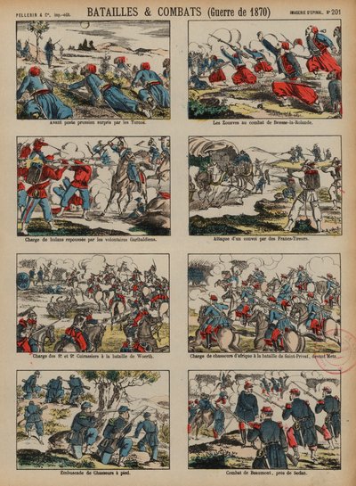 Batalhas da Guerra Franco-Prussiana, 1870-1871 de French School