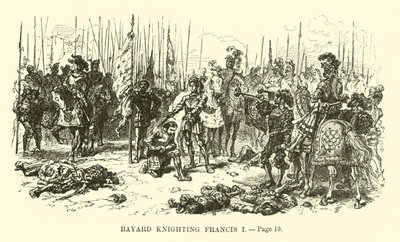 Bayard cavaleiro Francis I de French School