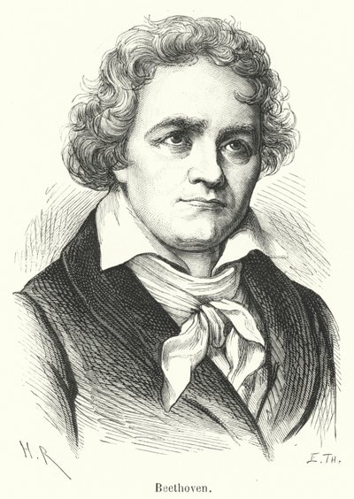 Beethoven (gravura) de French School