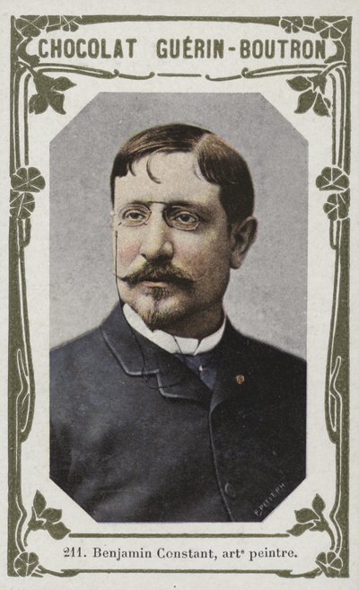 Benjamin Constant, pintor (foto colorida) de French School