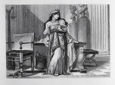 Berenice, ilustração para Berenice por Jean Racine (1639-99) de French School