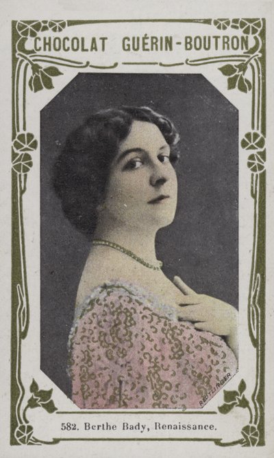 Berthe Bady, renascentista (foto colorida) de French School