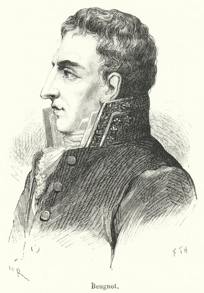 Beugnot (gravura) de French School