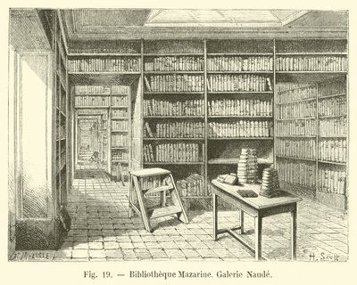 Biblioteca Mazarine, Naude Gallery de French School