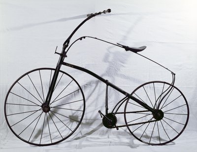 Bicicleta por Guilmet e Meyer, 1869 (metal) de French School