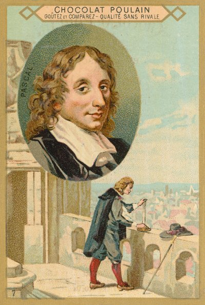 Blaise Pascal, matemático e físico francês de French School