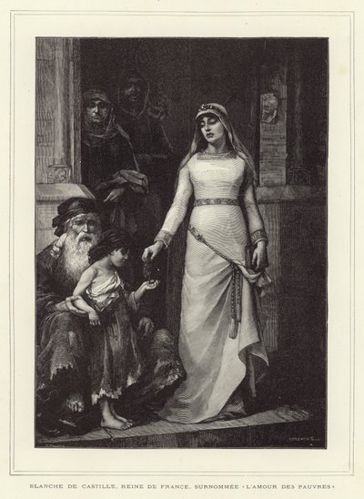 Blanche de Castela, Rainha Consorte de Luís VIII de França e mãe de Luís IX de French School